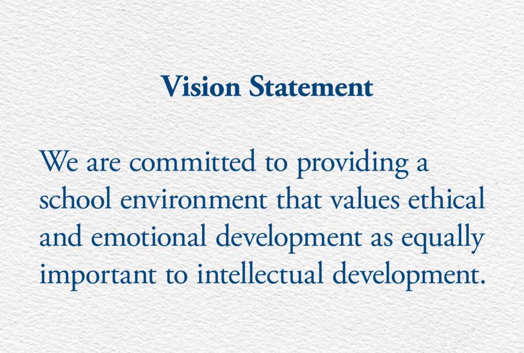 Vision Statement adopted